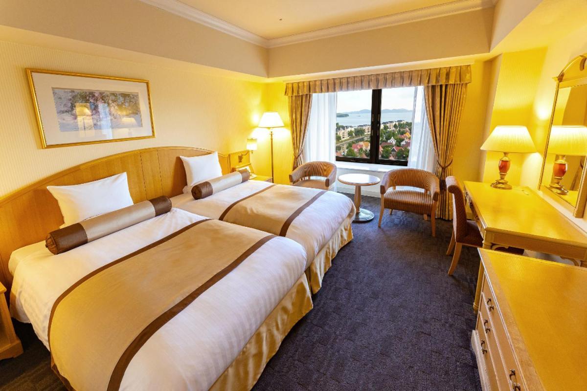 Hotel Okura Jr Huis Ten Bosch Sasebo Esterno foto Deluxe Twin Room